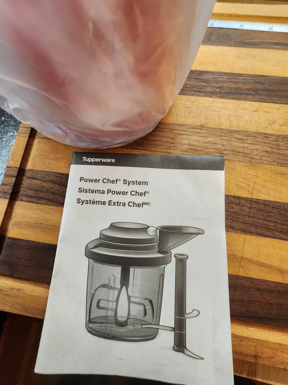 Tupperware Power Chef System - Red and Clear Components
